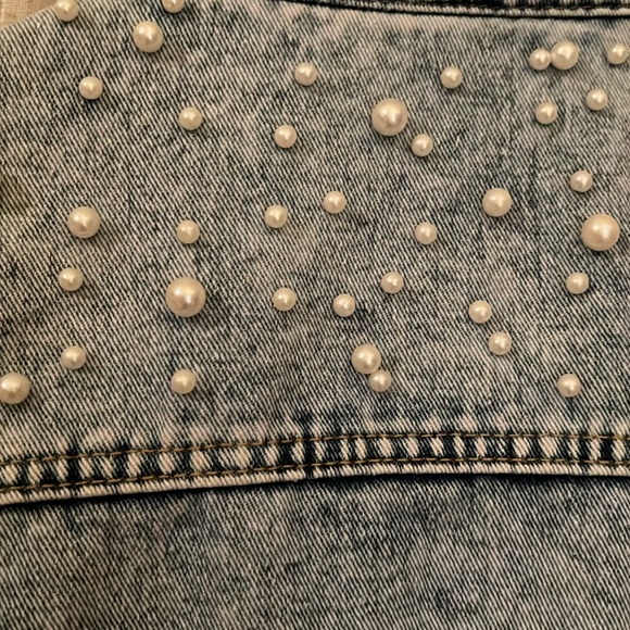 Pearl Denim jacket new without tags light denim S - Picture 5 of 5